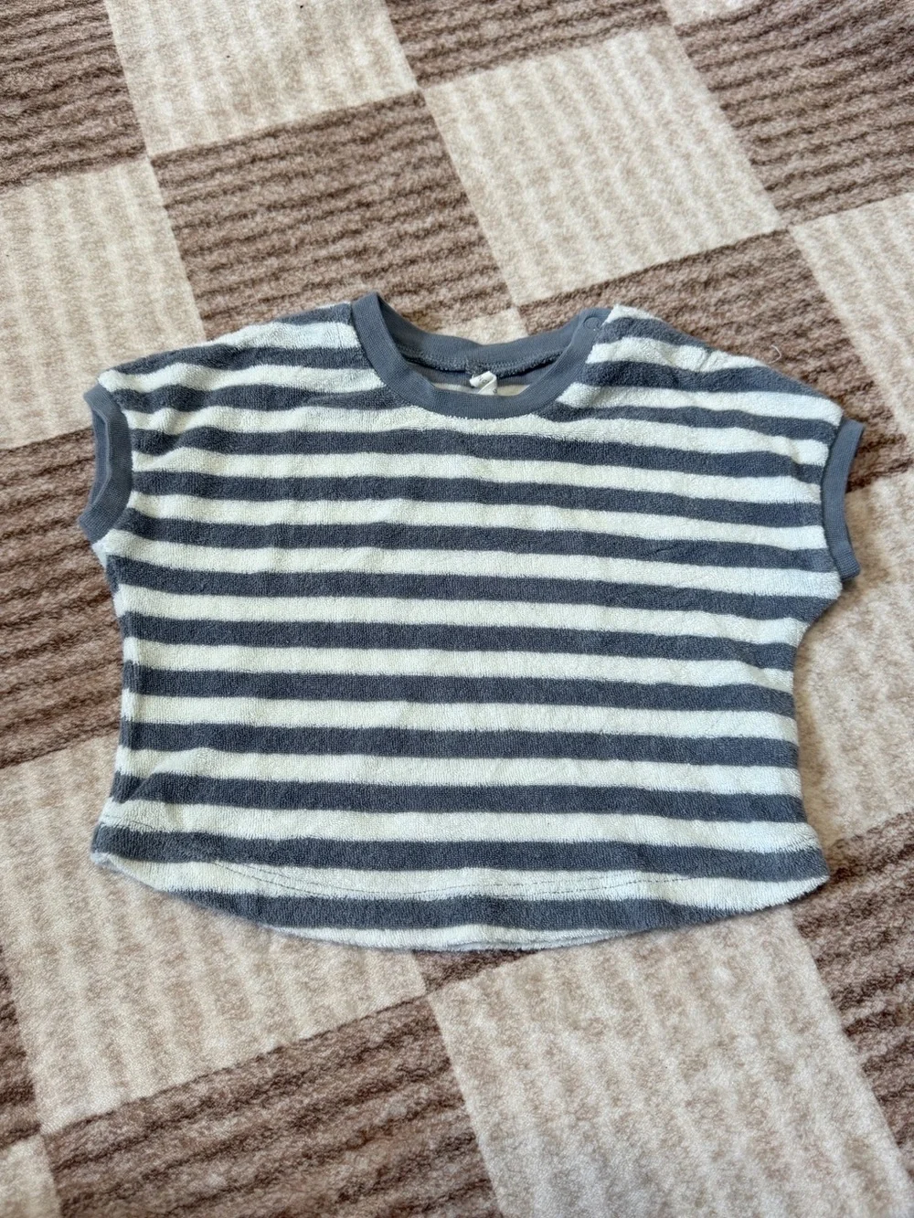 Quincy Mae Striped Matching Terry Set 3-6 Months Baby Outfit